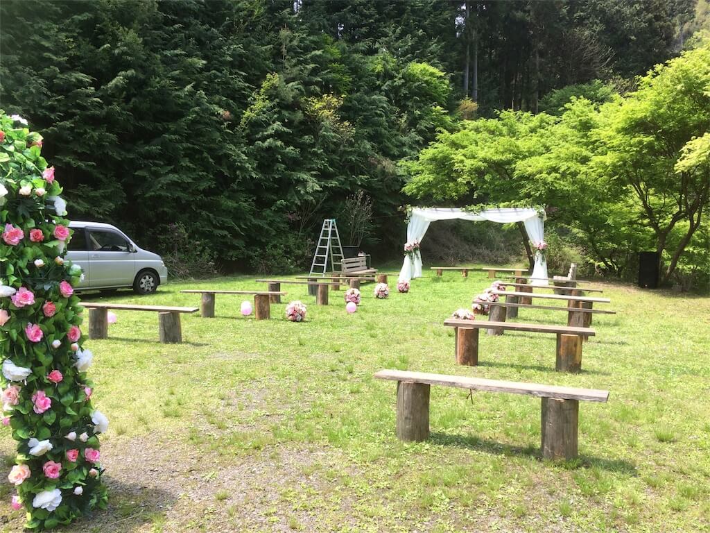 結婚式のできる岐阜県のキャンプ場